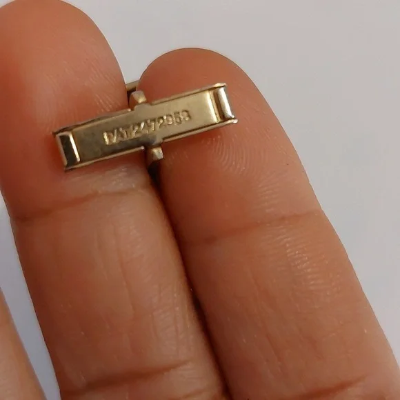 * Vintage Comedy Tragedy Drama Play Mask Cufflinks Patent 2472958 - Picture 4 of 4